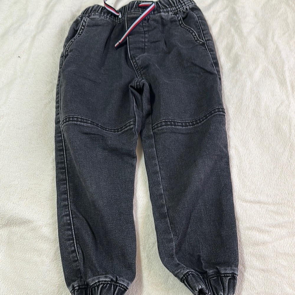 Kids Black Jogger Pants